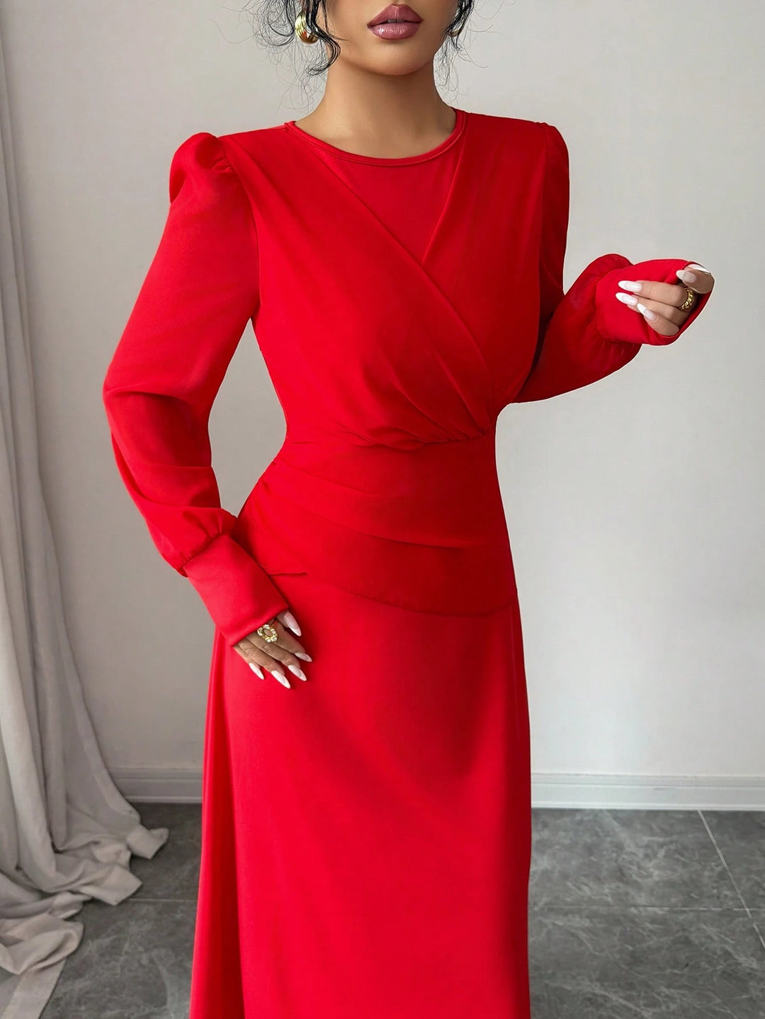Rochie maxi Shein, roșu