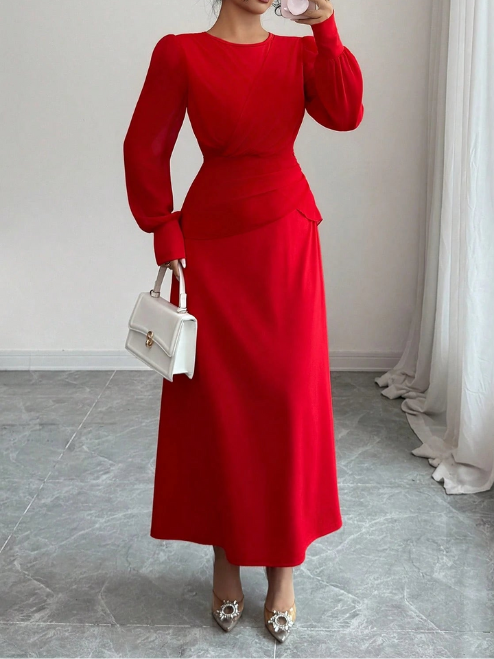 Rochie maxi Shein, roșu