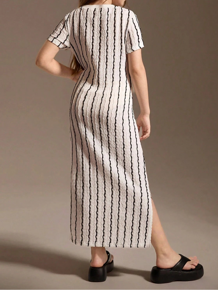 Rochie maxi SHEIN, mix culori