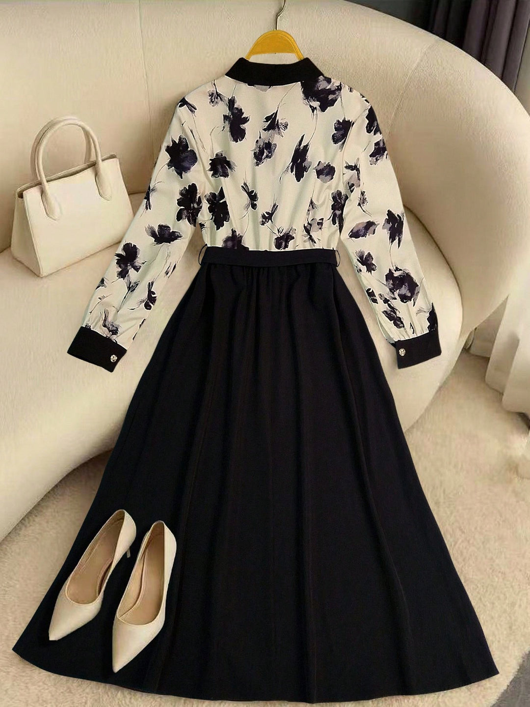 Rochie maxi SHEIN, negru