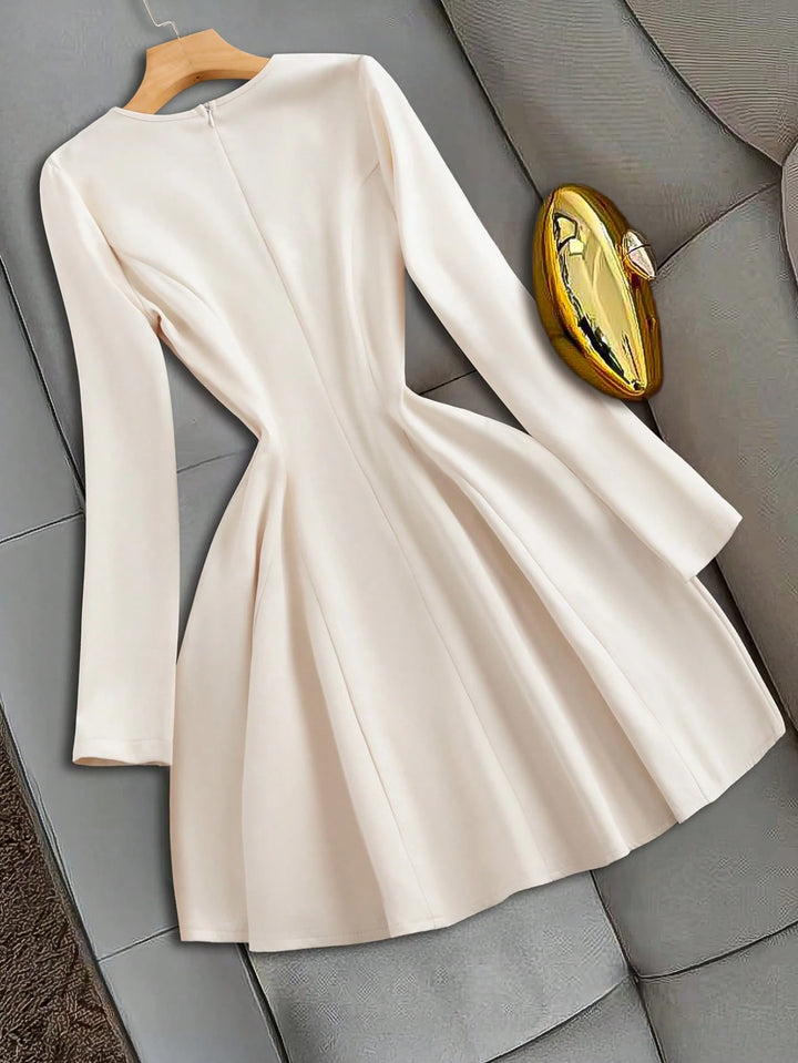 Rochie mini SHEIN, crem
