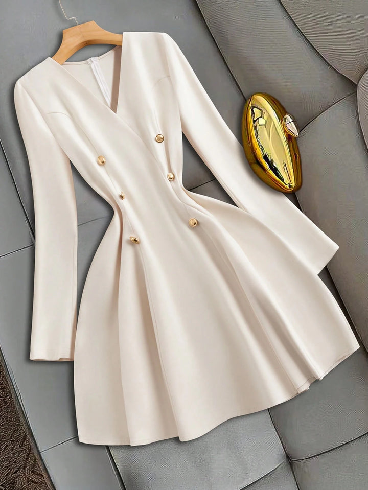 Rochie mini SHEIN, crem