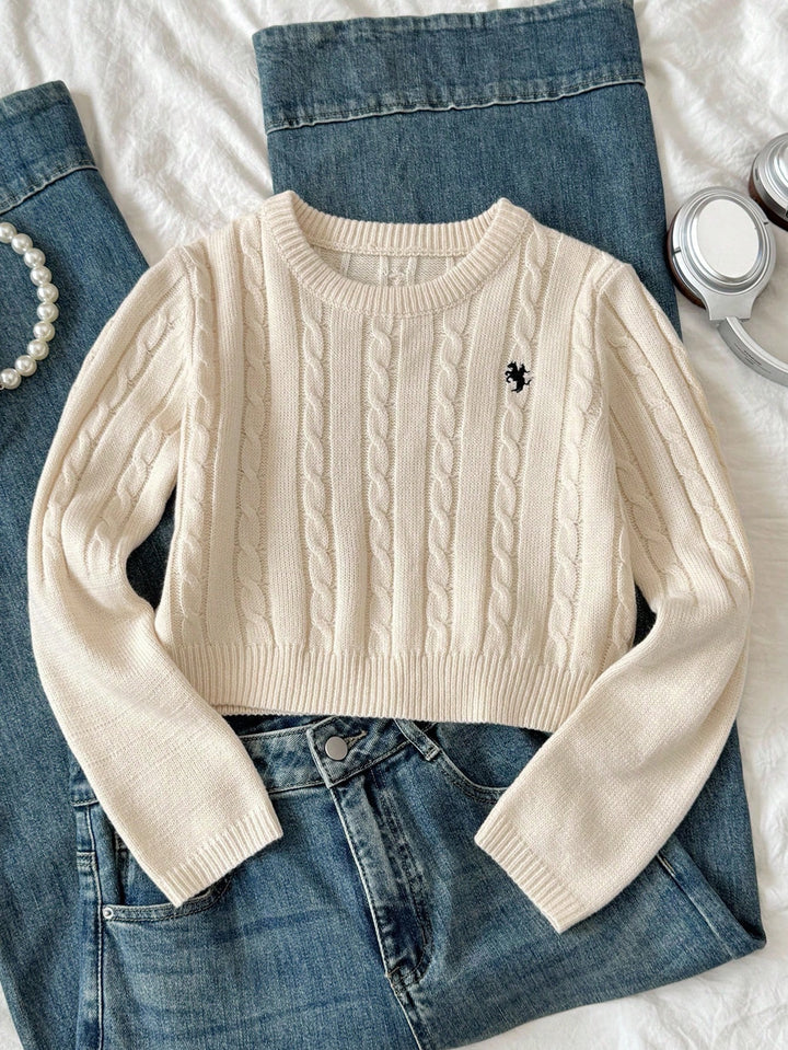 Pulover SHEIN, crem