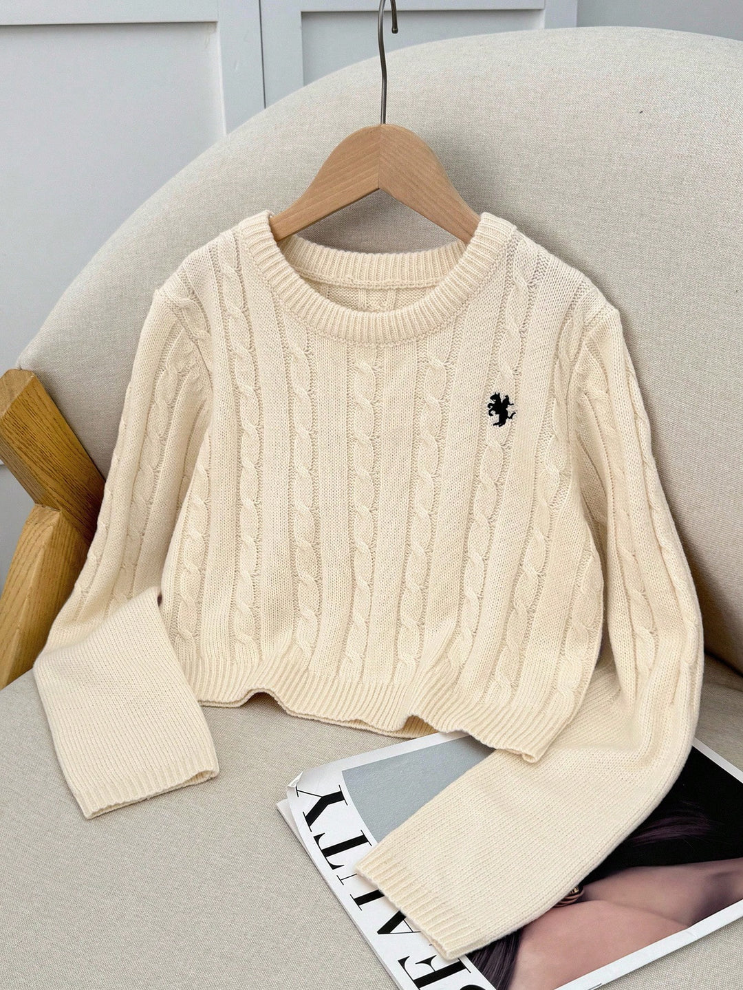 Pulover SHEIN, crem