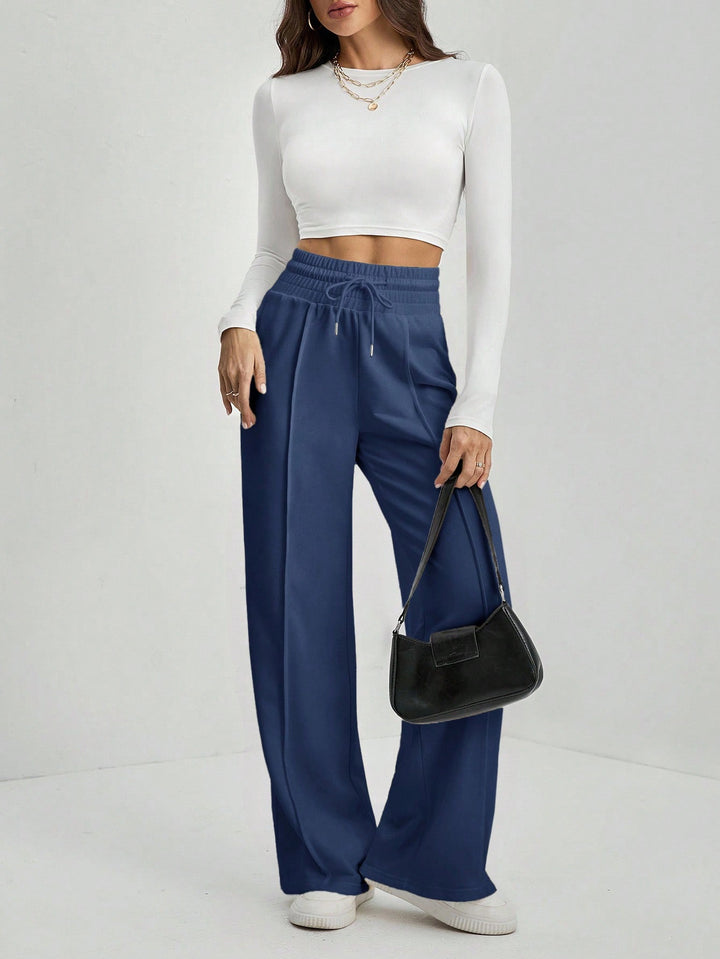 Pantaloni SHEIN, albastru