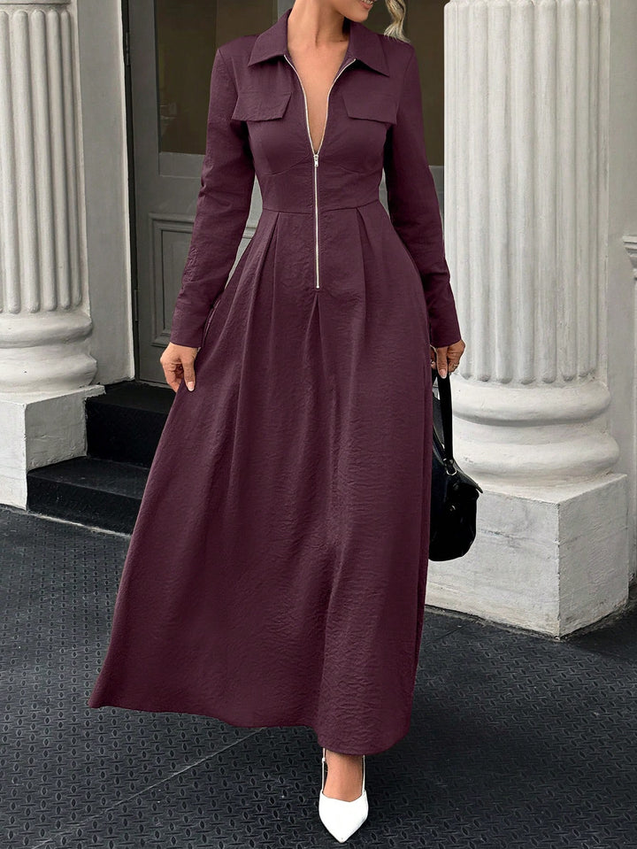 Rochie maxi SHEIN, vișiniu
