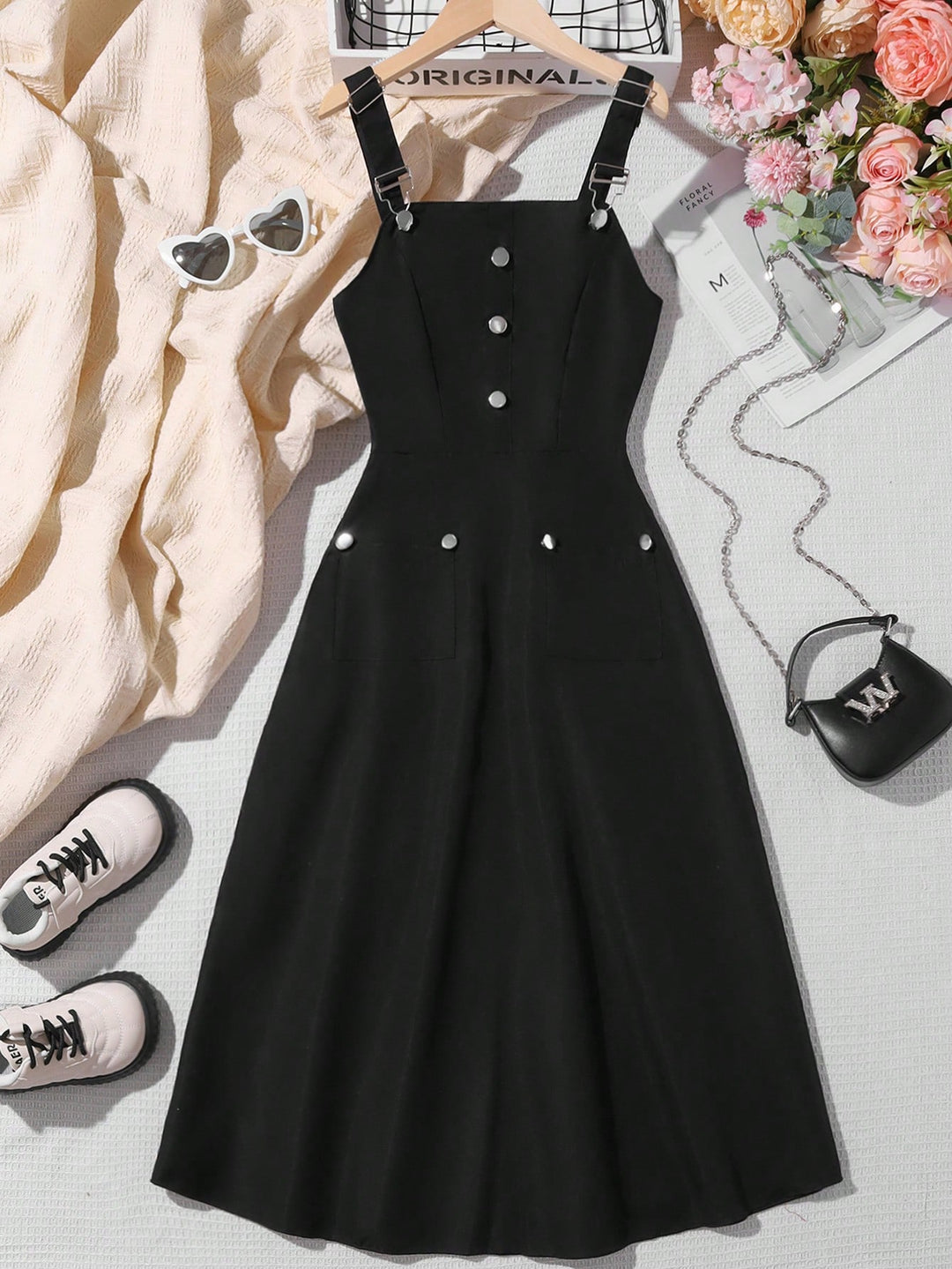 SHEIN ruha, fekete