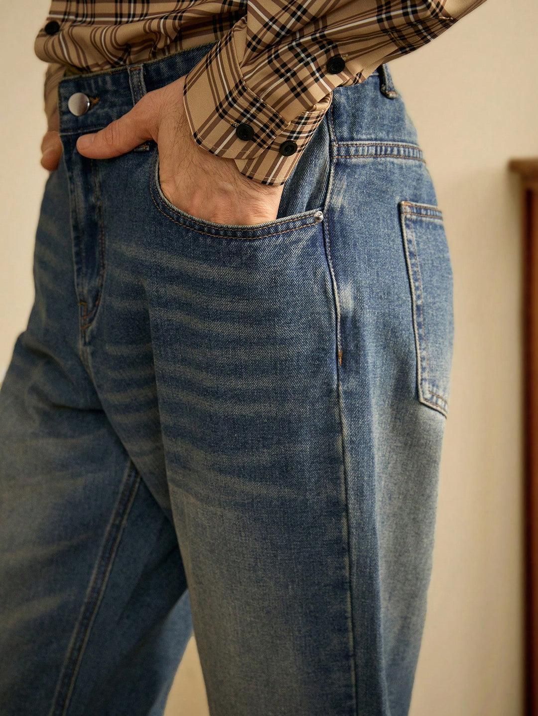 Jeans SHEIN, albastru