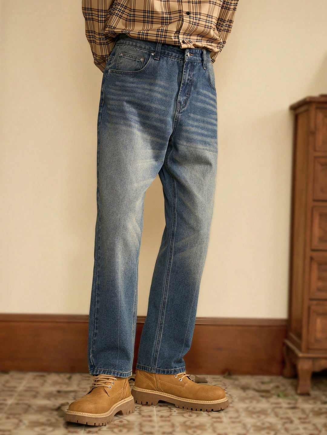 Jeans SHEIN, albastru