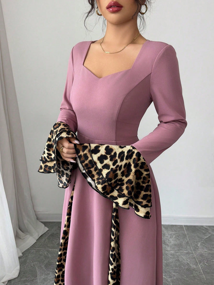 SHEIN Maxi ruha, rózsaszín