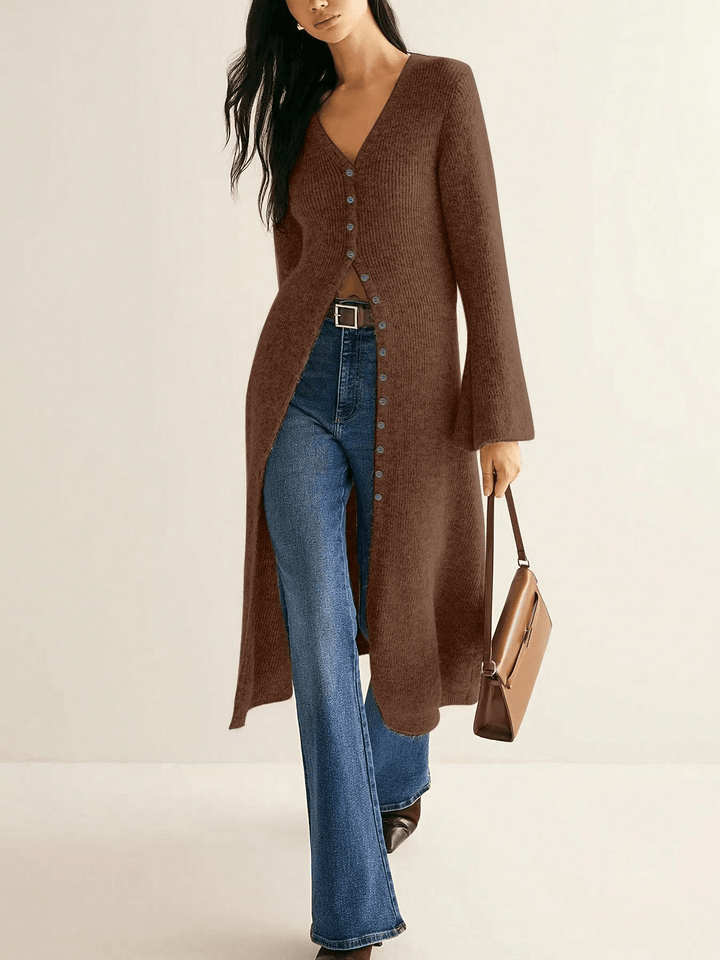 Cardigan SHEIN, maro