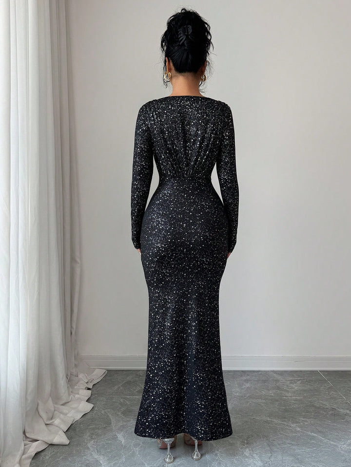 Rochie maxi SHEIN, negru