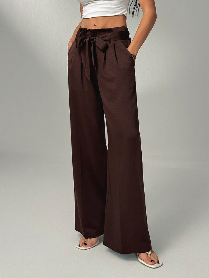 Pantalon SHEIN, maro