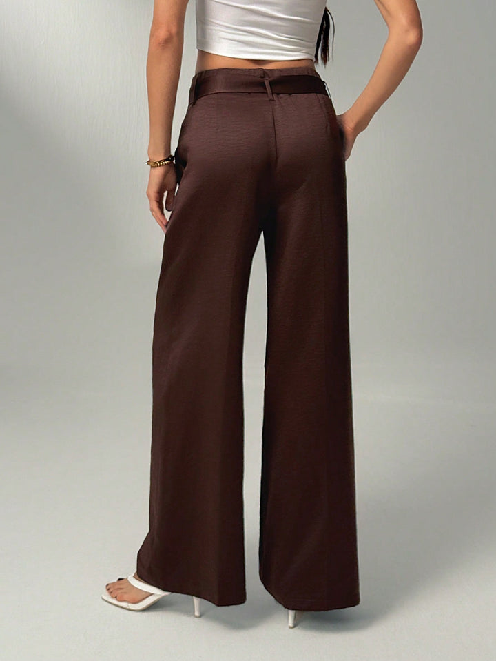Pantalon SHEIN, maro