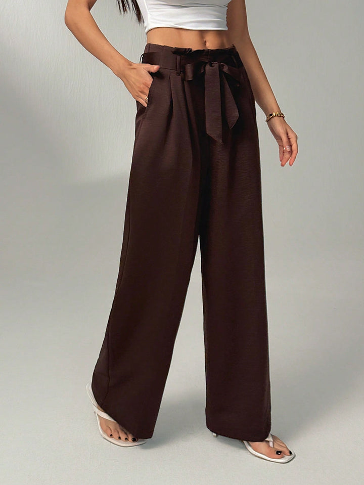 Pantalon SHEIN, maro