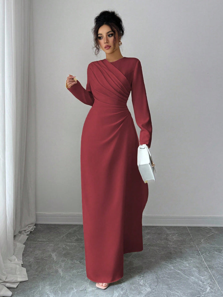 Rochie maxi SHEIN, vișiniu