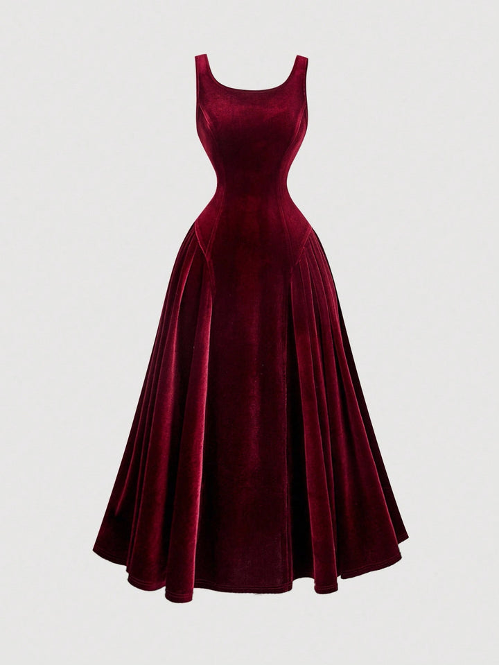 Rochie maxi SHEIN, vișiniu
