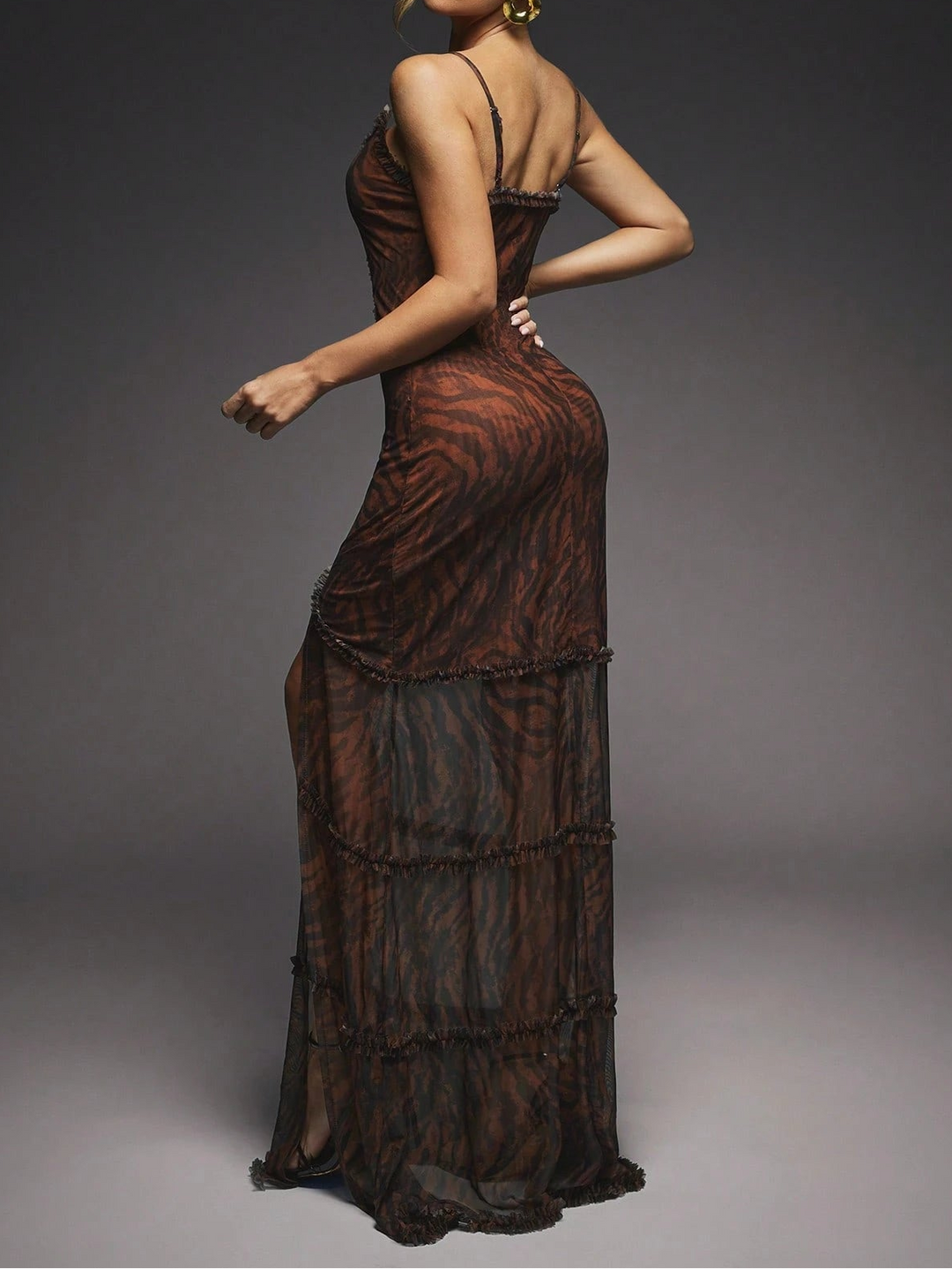 Rochie maxi SHEIN, mix culori
