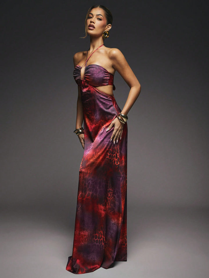 Rochie maxi SHEIN, mix culori