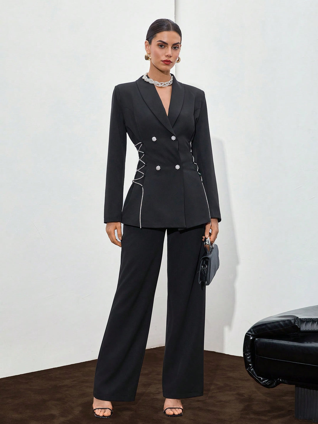 Costum SHEIN, negru