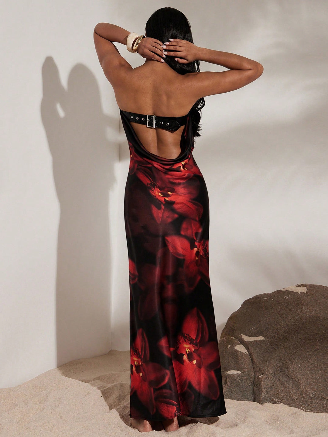 Rochie maxi SHEIN, mix culori