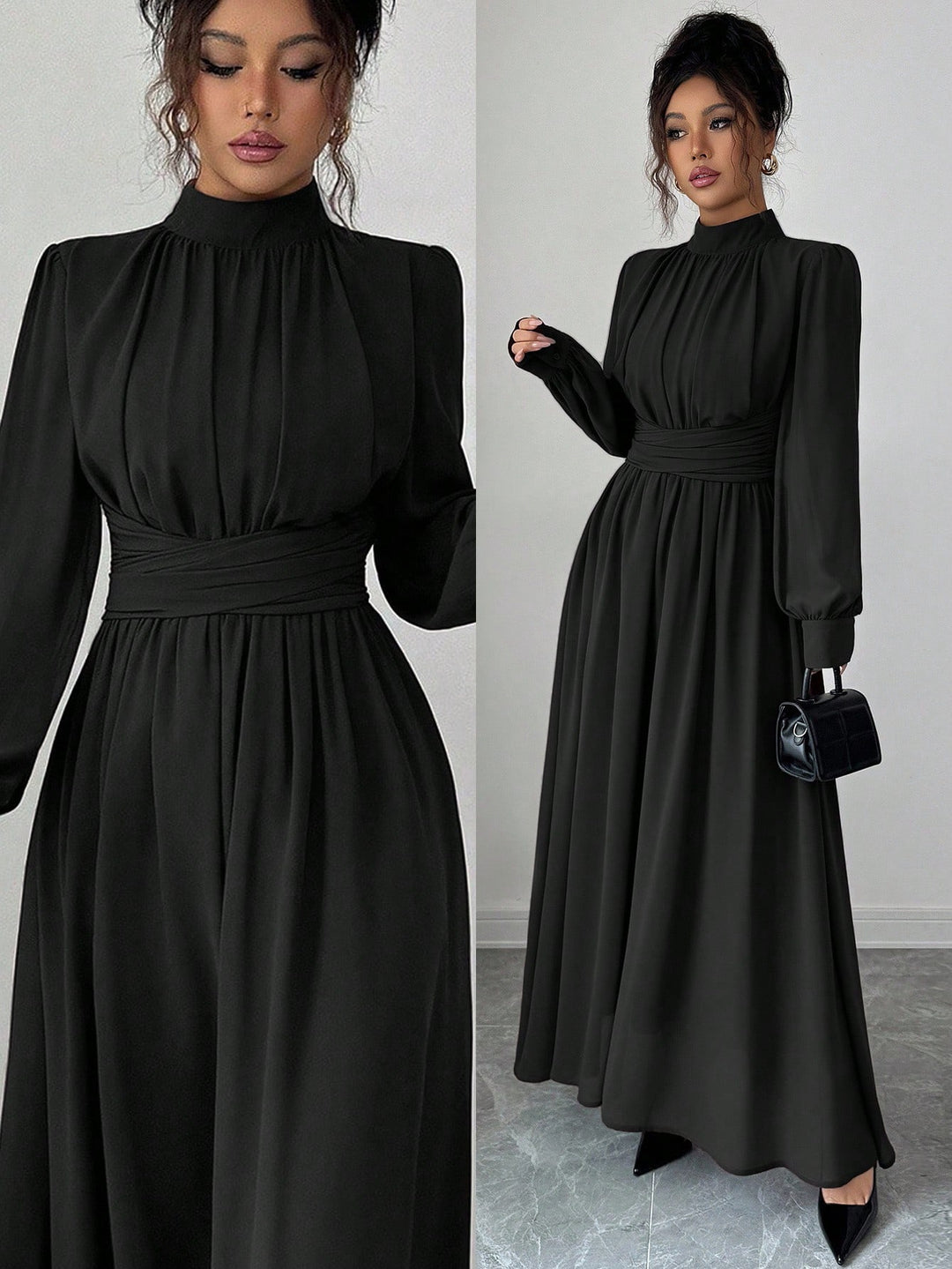 Rochie maxi SHEIN, negru