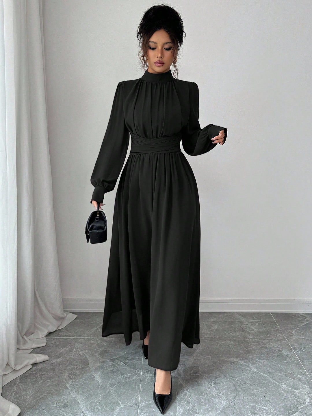Rochie maxi SHEIN, negru