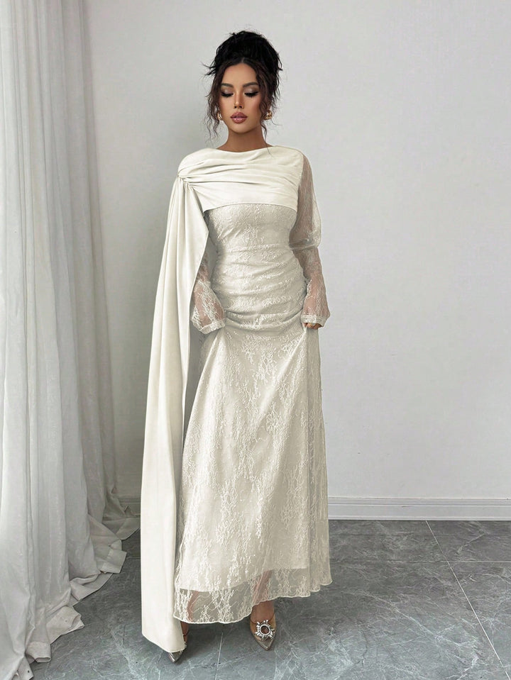 SHEIN Maxi Dress, Beige