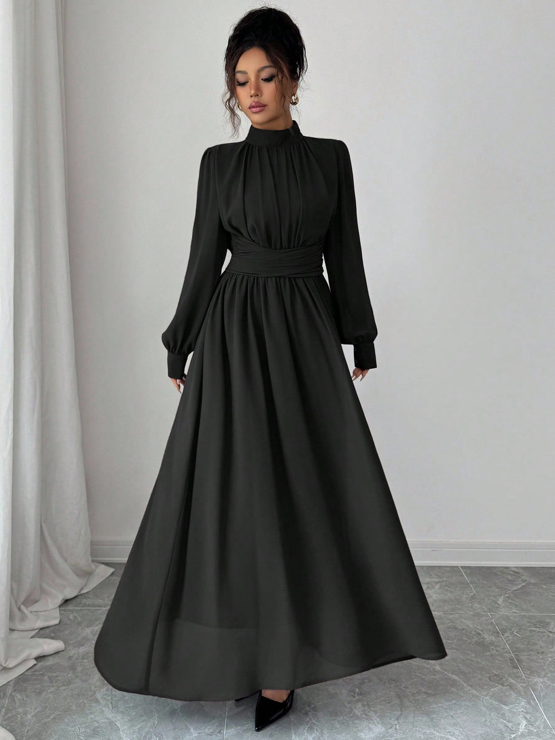 Rochie maxi SHEIN, negru
