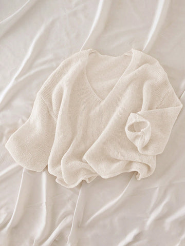 Pulover SHEIN, crem