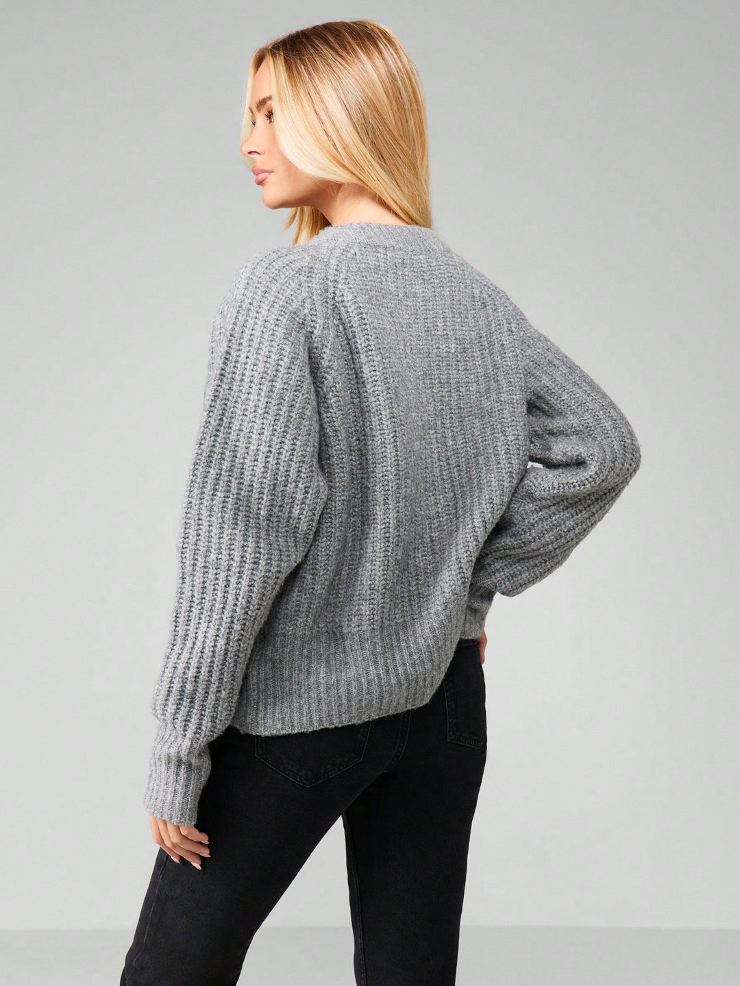 Cardigan SHEIN, gri