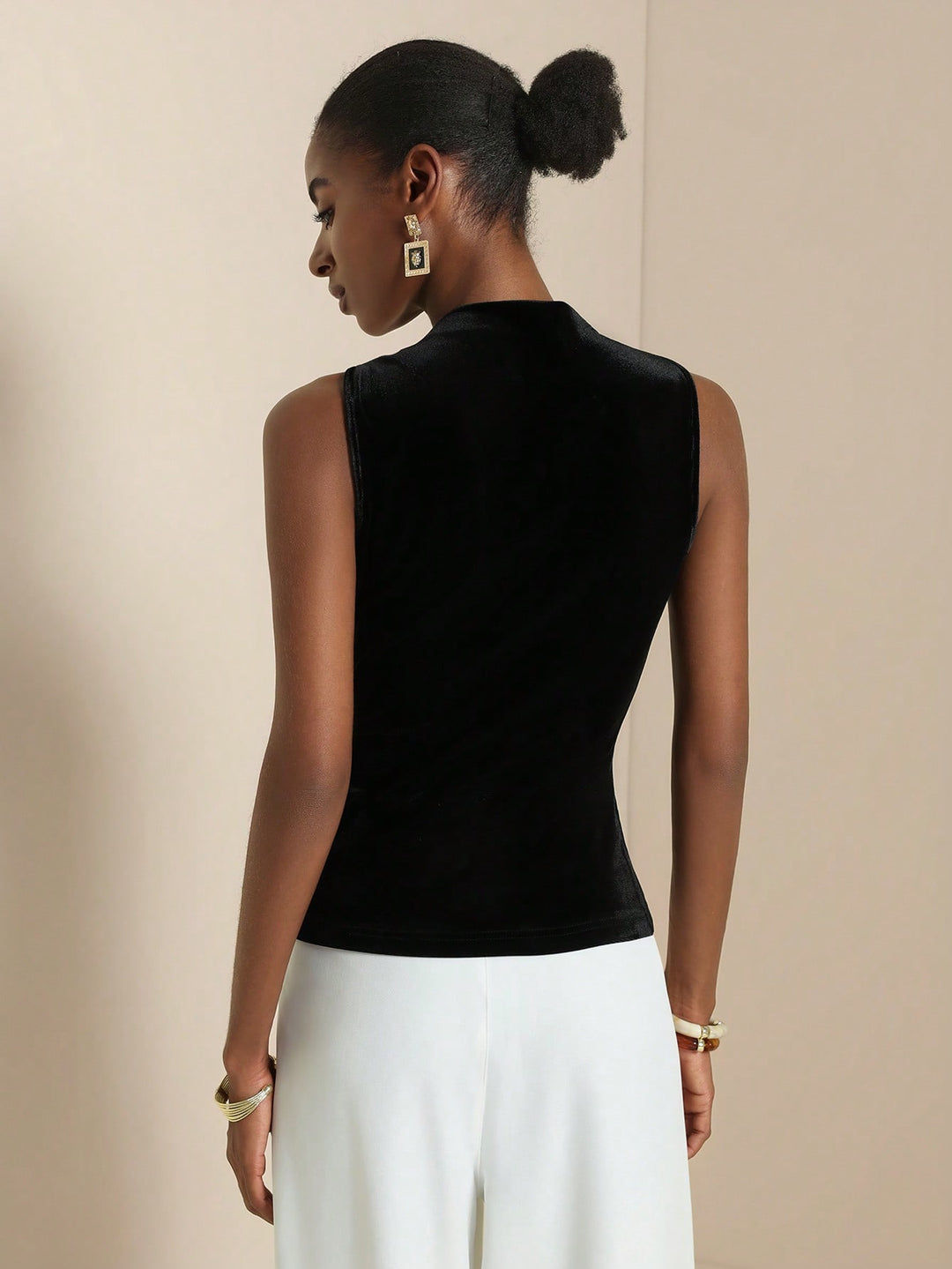 Top SHEIN, negru