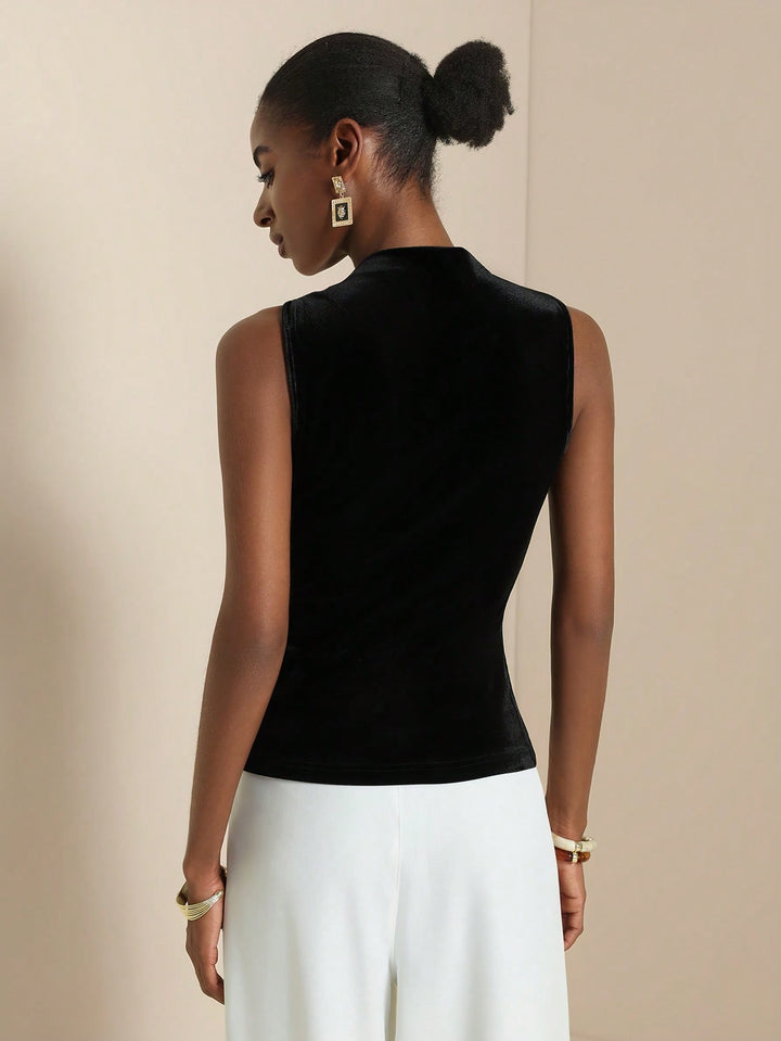Top SHEIN, negru