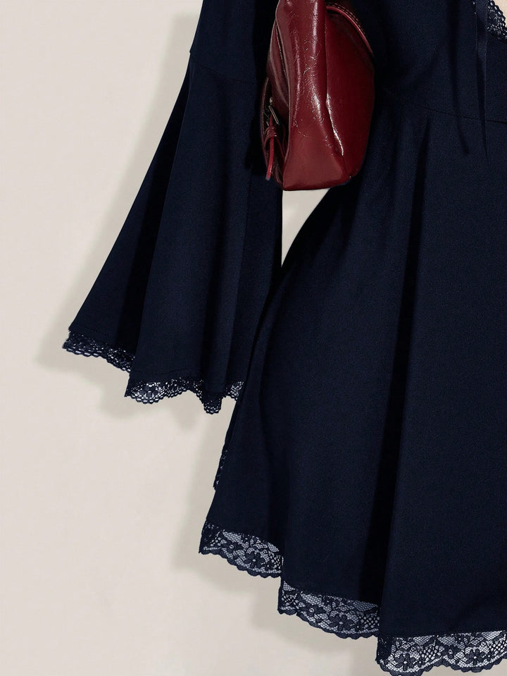 Rochie mini Shein Curve+, albastru
