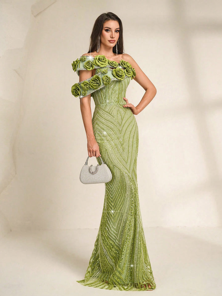 Rochie SHEIN, verde