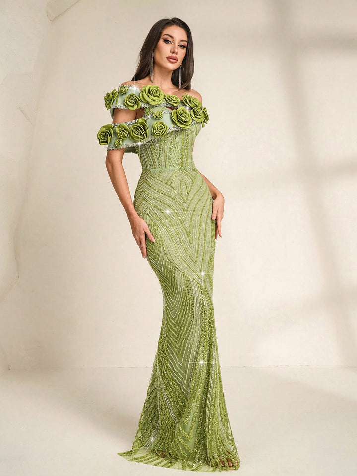 Rochie SHEIN, verde