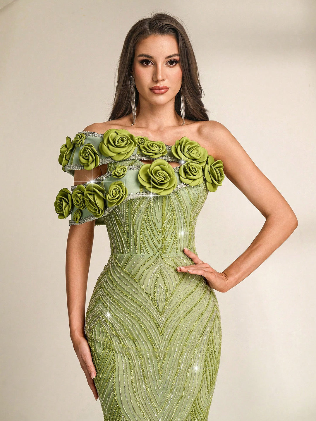Rochie SHEIN, verde