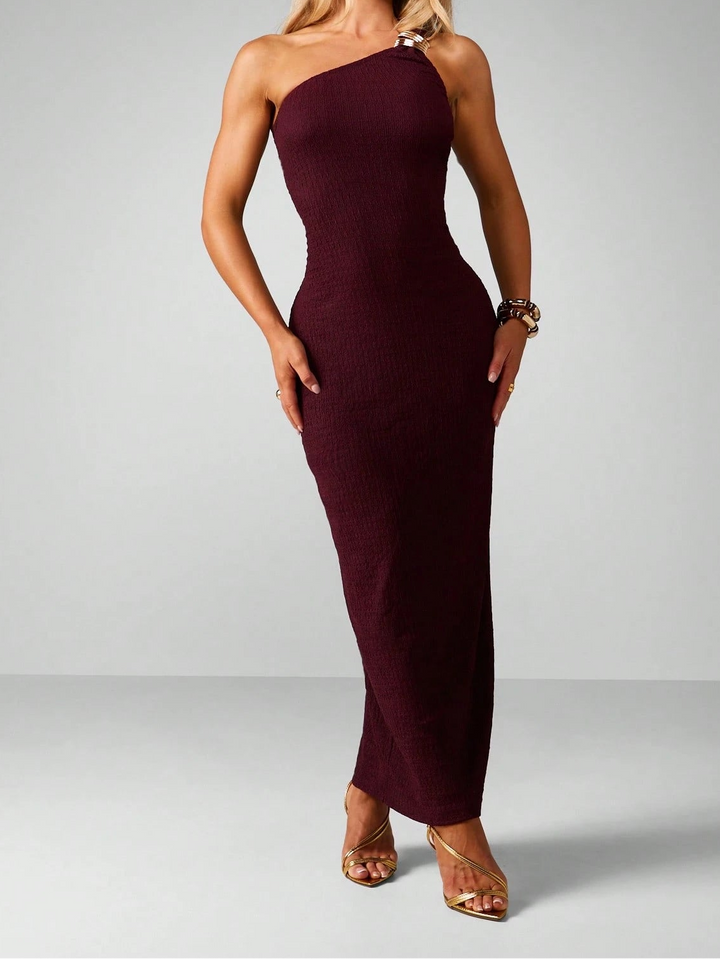 Rochie maxi SHEIN, vișiniu
