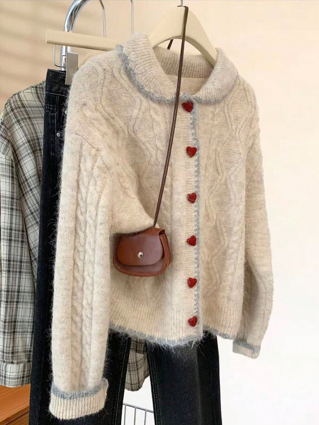 Cardigan SHEIN, bej