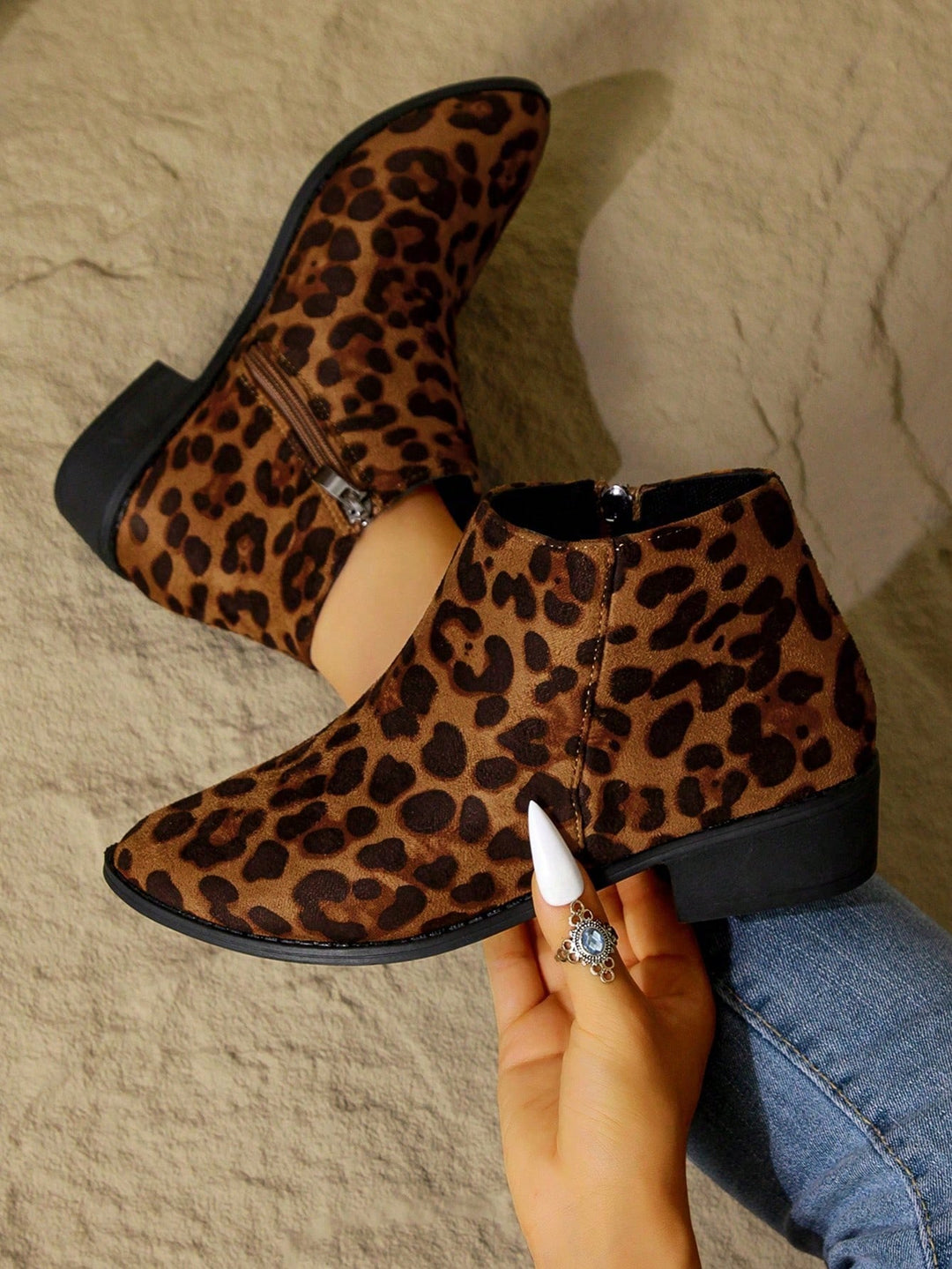 Botină SHEIN, maro
