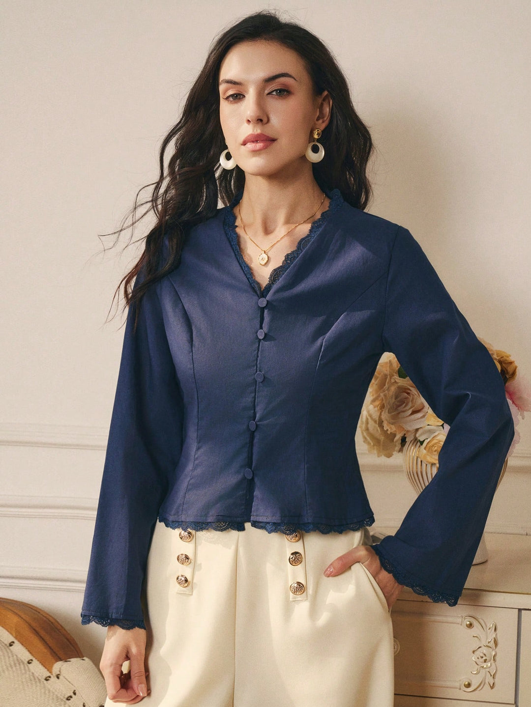 Bluza SHEIN, albastru