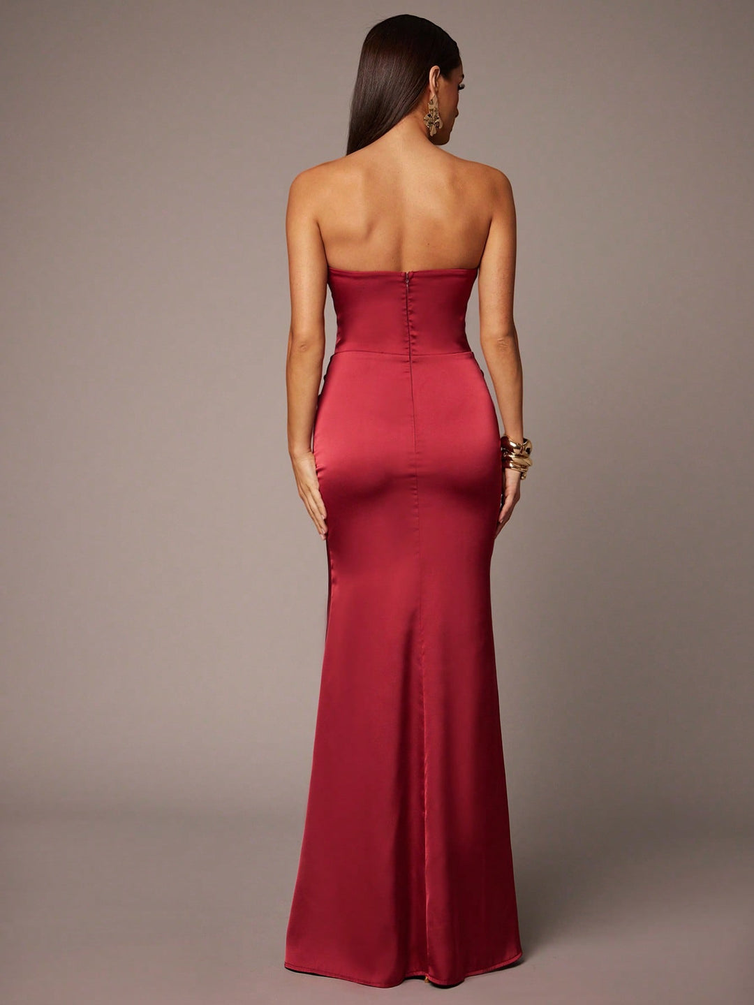 Rochie maxi SHEIN, vișiniu