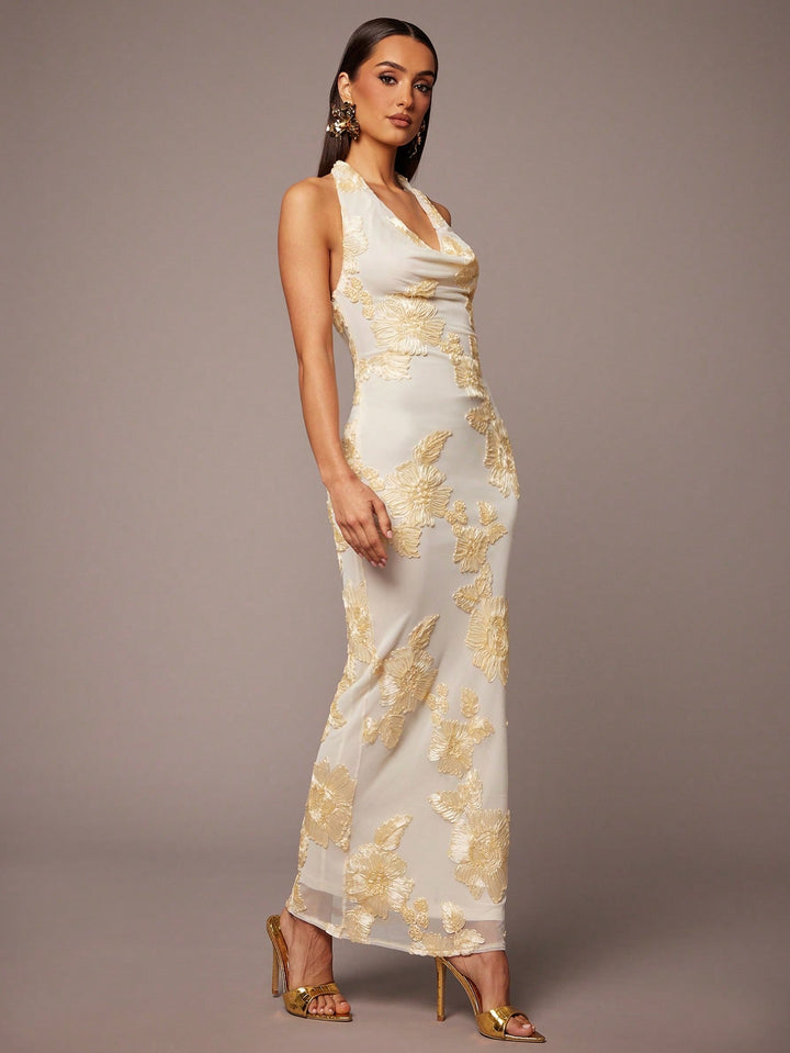 Rochie maxi SHEIN, galben