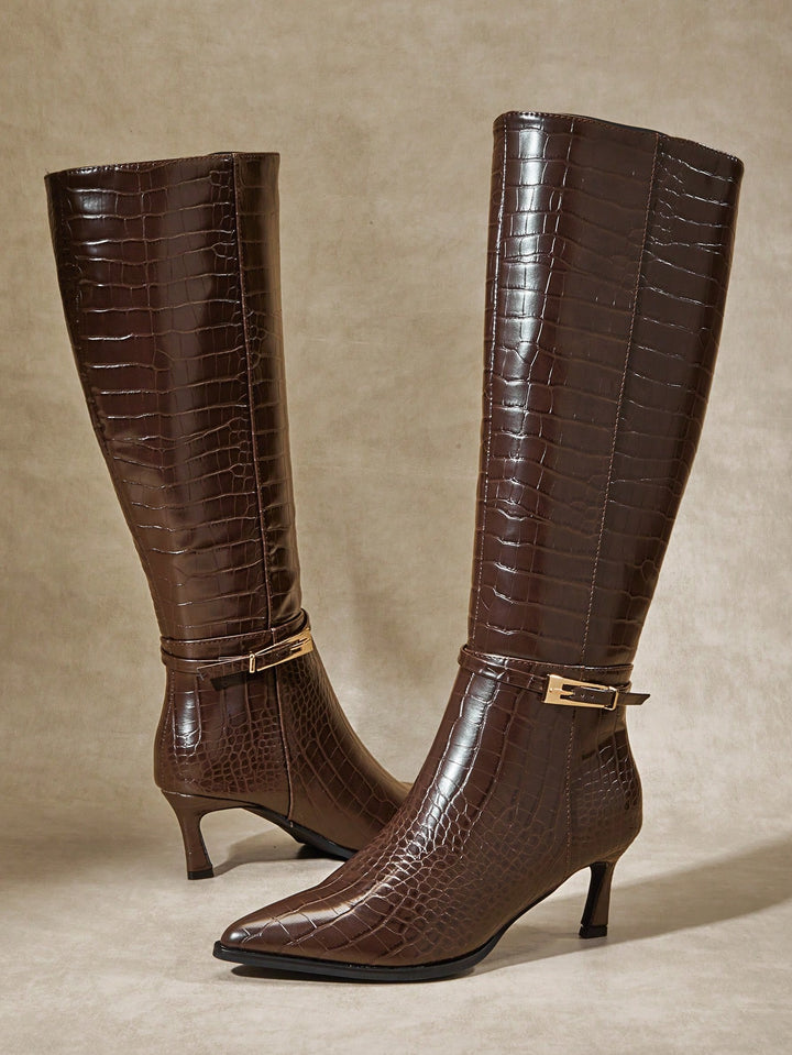 SHEIN csizma, barna