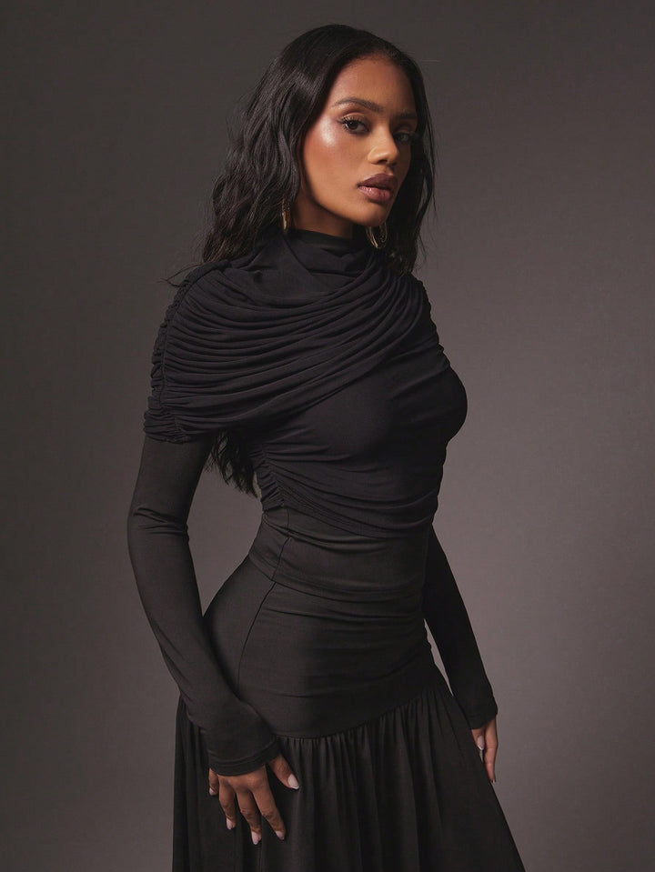 Top SHEIN, negru