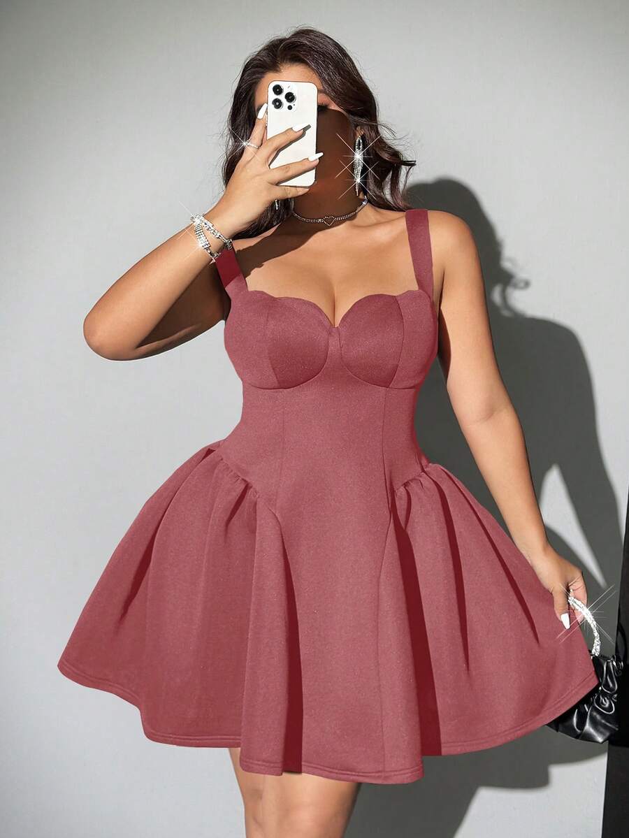 Rochie mini SHEIN, roz