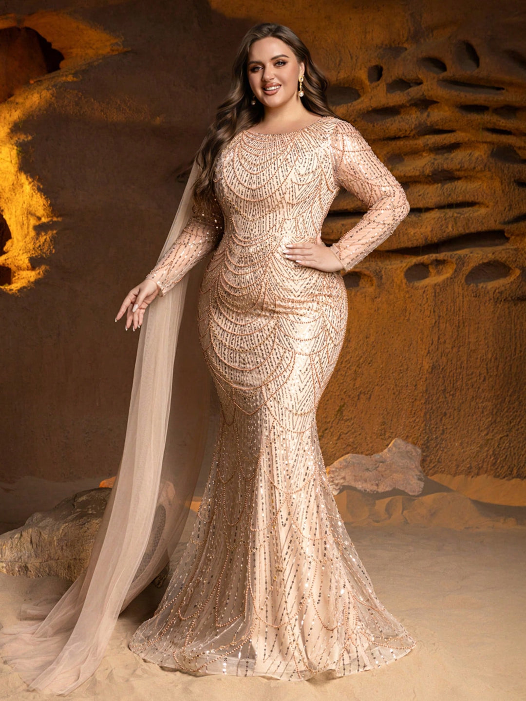 Rochie SHEIN, auriu