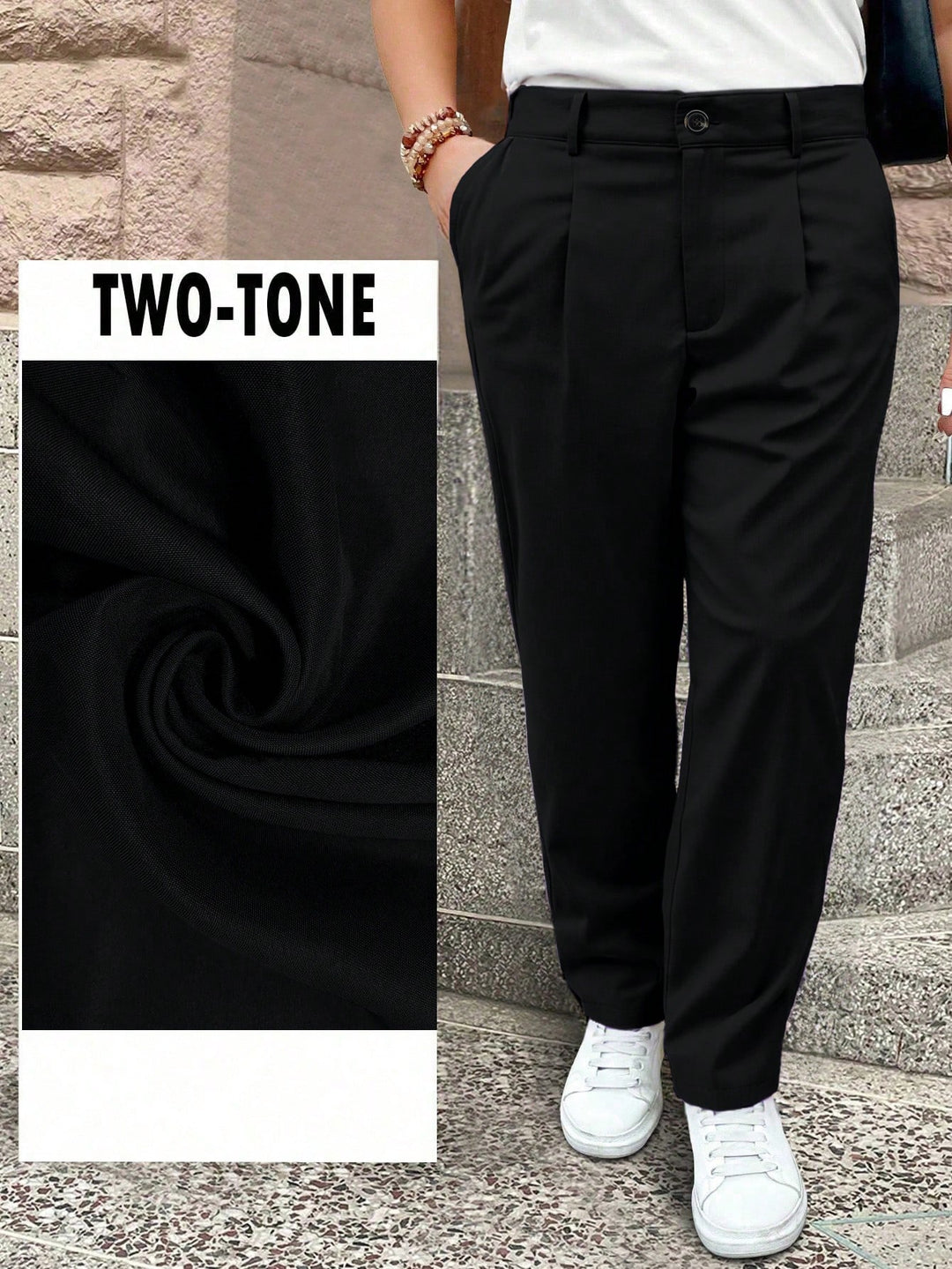 Pantaloni SHEIN, negru