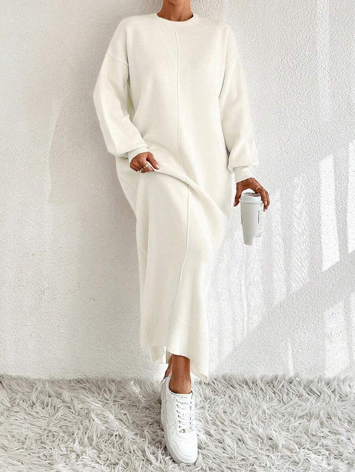 Rochie maxi SHEIN, crem