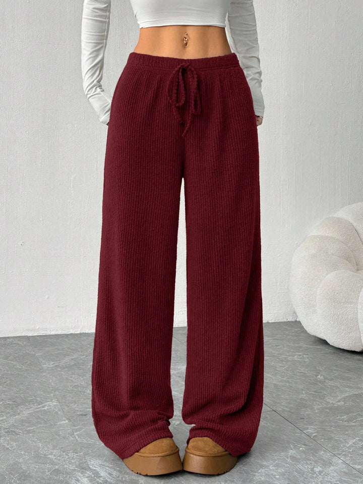 Pantaloni SHEIN, vișiniu